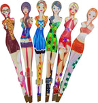 Tvoip 6Pcs Professional Girl Eyebrow Tweezer Stainless Steel Slanted Eyebrow Tweezers Eyebrows Hair Remover Tools Cosmetics Beauty (random color)