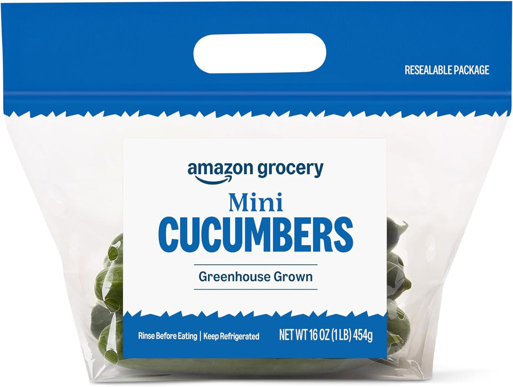 Amazon Grocery, Mini Cucumbers, 16 Oz