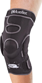 MUELLER Sports Medicine Hg80 Hinged Knee Brace, Knee Pain Relief Support for Men and Women, Ideal for Arthritis, Sprains, Prevents Hyperextension, Black, Small
