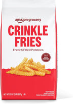Amazon Grocery, Crinkle Fries, 32 Oz, Frozen