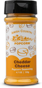 Amish Country Popcorn | Cheddar Cheese Popcorn Seasoning - 4.7 Ounces | Old Fashioned, Non-GMO