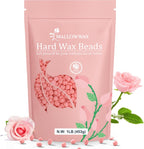 Hard Wax Beads, 1LB Pink Rose Wax Beans for Hair Removal, Waxing Beads Refill for Sensitive Skin, Perfect for Facial, Brazilian, Upper lip, Cheeks and Bikini Waxing at Home for Women Men