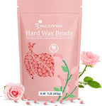 Mallowwax Hard Wax Beads, 1LB Pink Rose Wax Beans for Hair Removal, Waxing Beads Refill for Sensitive Skin, Perfect for Facial, Brazilian, Upper lip, Cheeks and Bikini Waxing at Home for Women Men