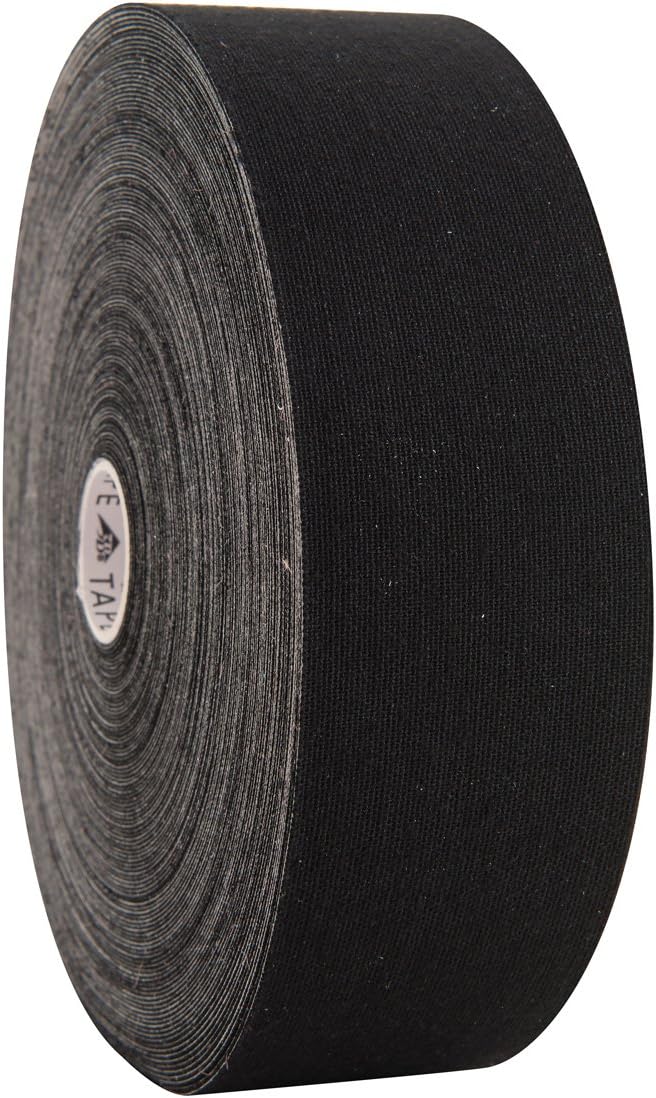 3B Scientific S-3BTBKL Black Cotton Kinesiology Tape, Bulk Roll, 2" Width, 103' Length