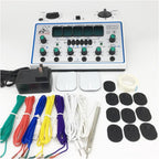 KWD808-I Electric Acupuncture Machine, 6 Output Patch Massager Care, 110-240V Electric Impulse Acupuncture Treatment, 5 Wave Types, 500-1060hpa