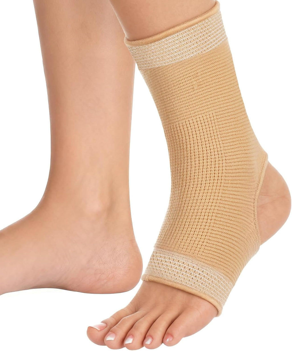 2 Pack Ankles Brace Compression Sleeve, Breathable Ankle Wrap & Ankle Support for Women & Men, Ankles Foot Compression Socks for Support, Sprain, Swelling, Plantar Fasciitis, Tobillera