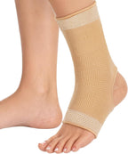 2 Pack Ankles Brace Compression Sleeve, Breathable Ankle Wrap & Ankle Support for Women & Men, Ankles Foot Compression Socks for Support, Sprain, Swelling, Plantar Fasciitis, Tobillera