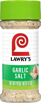 Lawry’s Garlic Salt, Coarse Ground with Parsley, No MSG Added, Kosher Certified, Flavorful Salt for Chicken, Pork & Steak, 11 oz