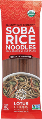 NOODLES BRN RICE SOBA ORG
