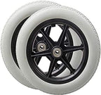 2Pcs 12 Inch Manual Wheelchair Rear Wheel Non Inflatable Wheel Wheelchair Accessories Rear Wheel Wheelchair Accessories 2pcs Friendly321