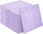 50 Pieces 2-ply Light Purple Napkin Disposable Cocktail Napkins Beverage Napkins Dessert Napkins Paper Napkins for Wedding Birthday Party Paper Dinner Napkins