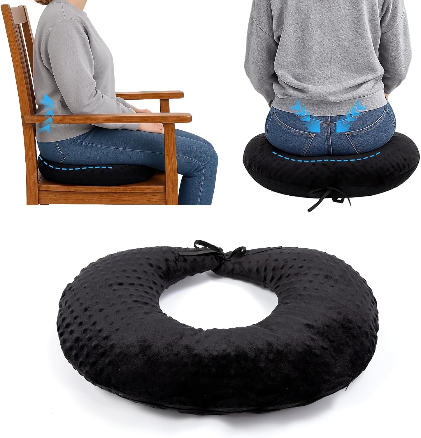 BBL Pillow After Surgery for Sleeping, Brazilian Butt Lift Recovery Pillow After Surgery, BBL Recovery Must Haves, Butt Pillow Donut for Sitting Sleeping Driving, Post Surgery Recovery Items