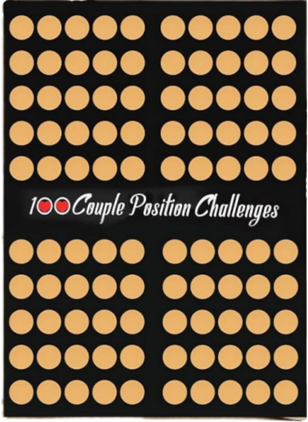 DSNJPZX 20.75''x16.5'' Couples Scratch Off Poster - 100 Fun Date Night Challenges - The Love Game Date Night Ideas - Creative Romantic Gift for Couples, Perfect for Valentine’s Day or Christmas (Yellow*1)