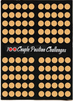 DSNJPZX 20.75''x16.5'' Couples Scratch Off Poster - 100 Fun Date Night Challenges - The Love Game Date Night Ideas - Creative Romantic Gift for Couples, Perfect for Valentine’s Day or Christmas (Yellow*1)