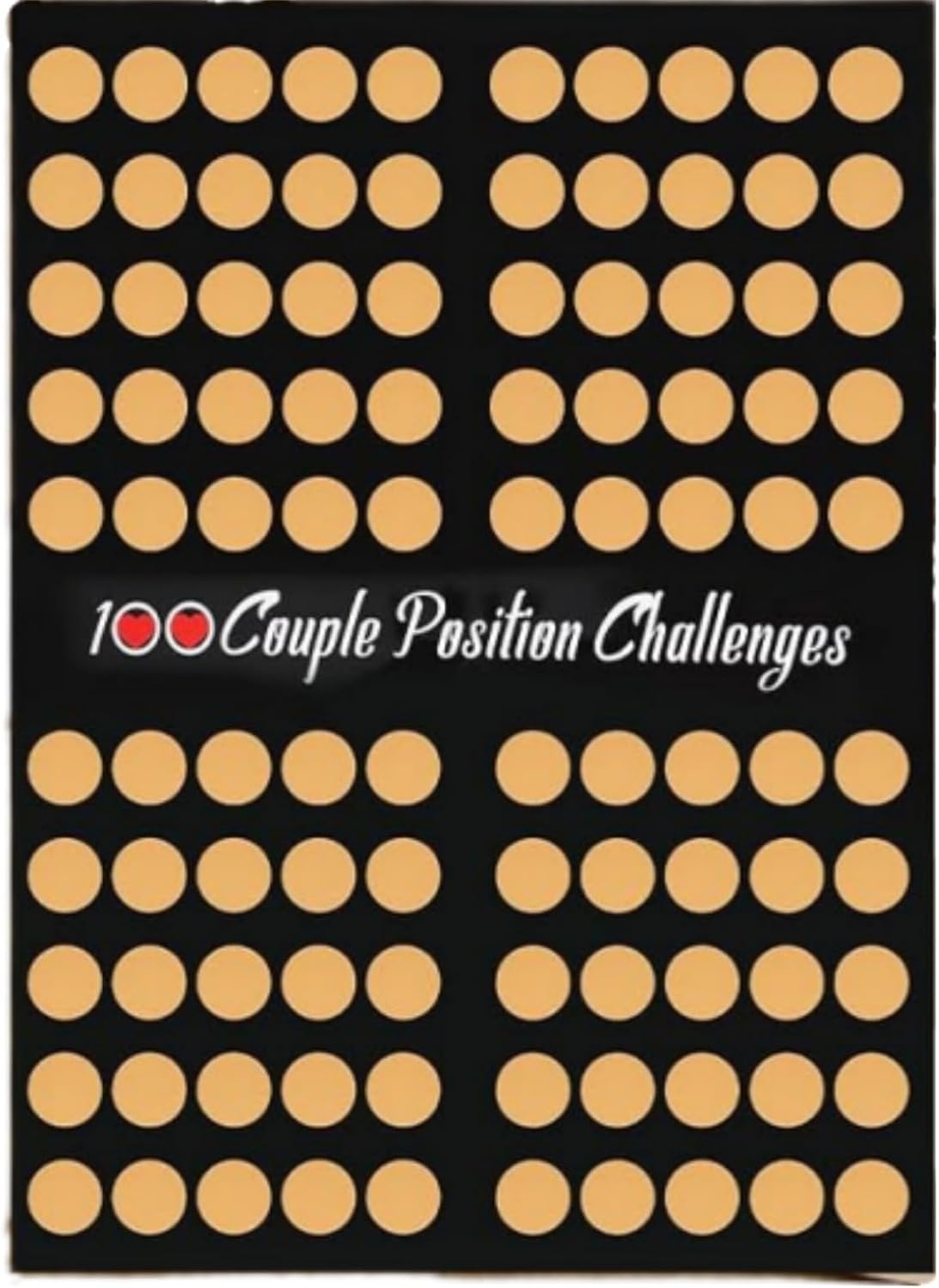 DSNJPZX 20.75''x16.5'' Couples Scratch Off Poster - 100 Fun Date Night Challenges - The Love Game Date Night Ideas - Creative Romantic Gift for Couples, Perfect for Valentine’s Day or Christmas (Yellow*1)