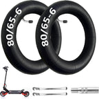 80/65-6 Scooter Inner Tube, 255x80 10x2.5 Inner Tube, 10 inch Tire, for Nanrobot D4/D5/D6+/Apollo Pro/Kugoo Kirim M4 Pro/Varla Eagle One/Kaabo Wolf Warrior/Mantis 10 Electric Scooter (2 Pack)