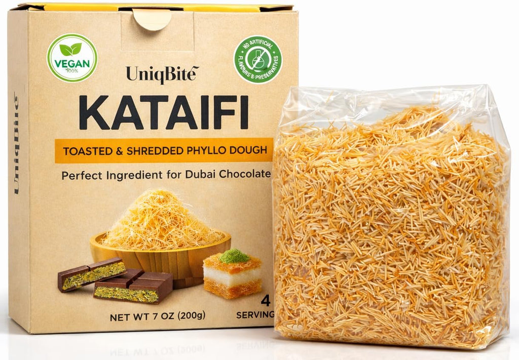 Toasted Kataifi Pastry for Dubai Chocolate | 7 oz (200g) | Ready to Use Crispy Kadayif Shredded Fillo Dough
