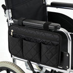 Wheelchair storage bag Wheelchair suspension bag armrest suspension bag Elderly walking aid suspension bag Disabled walking aid manual crutch suspension bag Rehabilitation booster storage bag