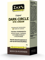 ZAX'S ORIGINAL - Under Eye Cream for Dark Circles and Puffiness, Moisturizing Eye Cream with Witch Hazel, Caffeine, Niacinamide, and Cucumber Extract, Anti Aging Eye Cream, Puffy Eyes Treatment, 28g