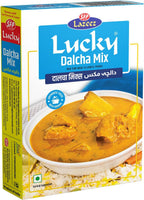 Lucky Dalcha Spice Mix/Dal Gosht Masala (Pack of 5) - Readymade Powder Mix for Making Tasty Meat, Lentils, and Vegtables Stew - Low Sodium, No MSG, Non GMO; Easy to Cook