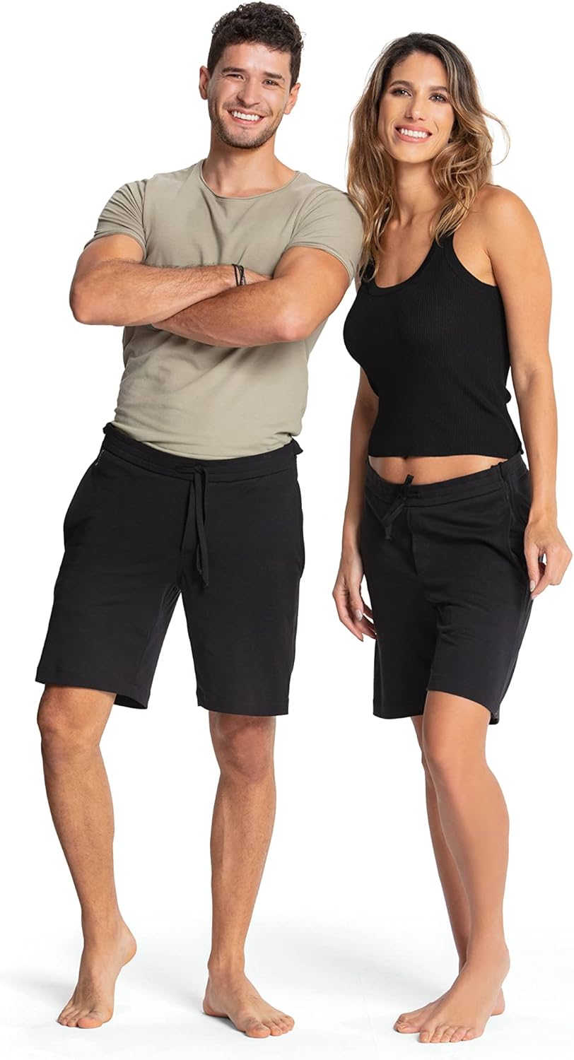 MAI Post Surgery Tear Away Shorts - Unisex Black - Discreet Zipper - Full Open Design - Adaptive Recovery Clothing