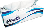 Windsoft 2360 Facial Tissue in Pop-Up Box, 100/Box, 30 Boxes/Carton