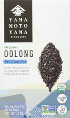 Yamamotoyama Organic Oolong Tea Bag 18 ct (Pack of 6)