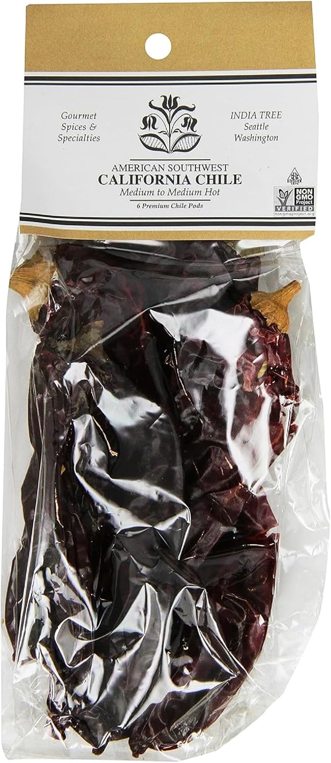 India Tree, California Chile, Caravan | Premium-Quality & Bold Spice Flavors | 6 Pods (Pack of 4)