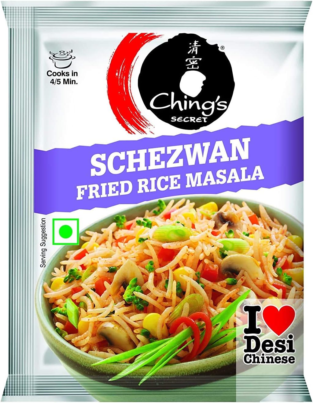Ching's Secret Schezwan Fried Rice Masala 20gm - Pack of 5
