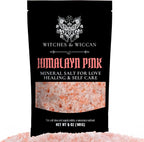 Pink Himalayan Salt for Love, Self-care, and Healing Rituals – Himalayan Pink Salt Ideal for Baths, Spells, and Circle Casting – 5 Oz Bag, Witches & Wiccan