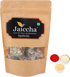 Jaiccha Ghasitaram Bhaidooj Gifts - Sugarfree Bites 200 GMS in Brown Paper Pouch