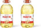 Amazon Grocery, Peanut Oil, 128 Fl Oz, Pack of 2 (Previously Amazon Fresh, Packaging May Vary)