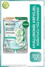 Garnier Hyaluronic Cryo Anti-Fatigue Jelly Sheet Mask (6 Count)