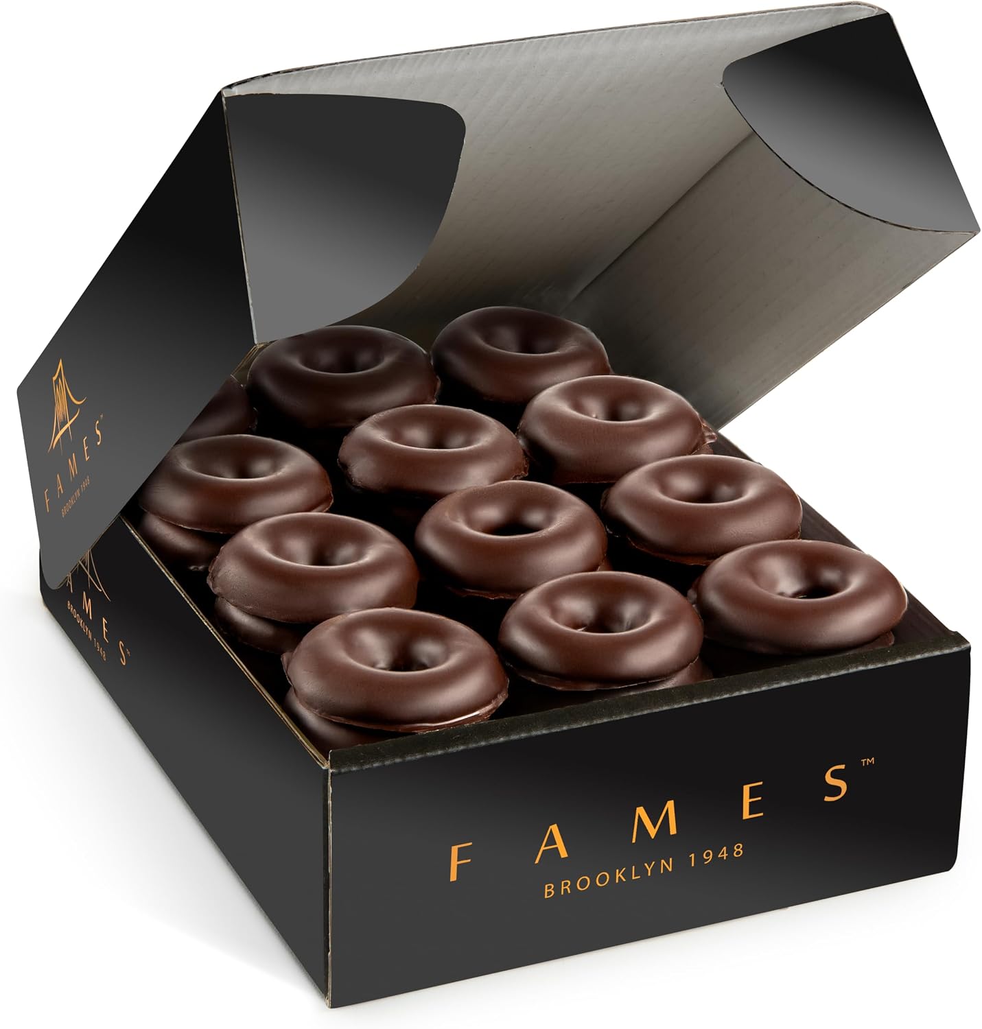Dark Chocolate Covered Jelly Rings – Kosher Dairy Free Gourmet Candy | One Pound of Approx. 55 Pc. Raspberry Chocolate Jelly Treats | Perfect for Birthday Gifts, Valentine's Day Gifting.