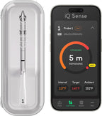 CHEF iQ Sense | Smart Wireless Meat Thermometer | Ultra-Thin Probe | WiFi Unlimited Range | 1000°F Heat Safe | 5 Sensors | BBQ, Grill, Oven, Smoker, Air Fryer | Gen3