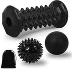 Plantar Fasciitis Relief,Foot Roller Massager,Massage Lacrosse Ball,Spiky Ball Therapy Set for Relieve Plantar Fasciitis,Foot Arch and Heel Pain,Neuropathy Pain Relief Feet,Deep Tissue Muscle Massage