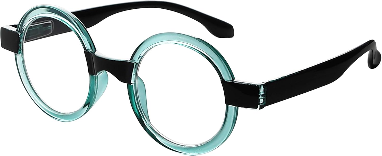 Eyekepper Round Reading Glasses for Women Retro Readers Eyeglasses