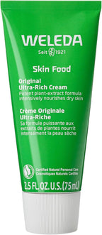 Weleda Skin Food Original Ultra-Rich Body Cream 2.5 Fluid Ounce, Plant Rich Hydrating Moisturizer with Pansy, Chamomile and Calendula