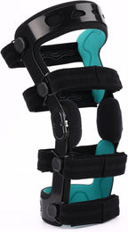 OA Unloader Knee Brace for Osteoarthritis ACL Functional Knee Brace for Ligament Injuries Double Upright Unloader Knee Support for PCL Bone-on-Bone Pain Arthritis Knee Joint Pain (Left, Medium)