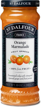 St. Dalfour Orange Marmalade Fruit Spread - 10oz - 100% from Fruit, No Artificial Ingredients, Non-GMO, No Cane Sugars, All Natural