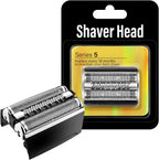 52B Series 5 Replacement Head Compatible with Braun Electric Shaver 5020, 5020s, 5030s, 5040, 5040s, 5050, 5050cc, 5070, 5070cc, 5090cc, 5140s, 5145s, 5147s, 5190cc S5 Razor Shaving Blade heads