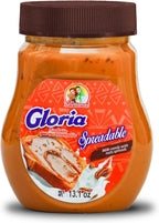 Gloria Spreadable Dulce de Leche Milk Candy with Nuts – Arequipe, Caramel Sauce Cajeta Mexicana- , Mexican Candy | Perfect for Pancakes, Waffles, Bread, and Desserts | Spreadable Snack (13.1 Oz 1 Pack)