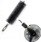 Fan Duster Cleaner Brush (Non-Disassembly Clean), Bendable Cleaning Brush for Tower/Floor/Oscillating Fans/Blind Shutter/Vent/Curtain, Multifunctional Cleaning Brush (Gray)