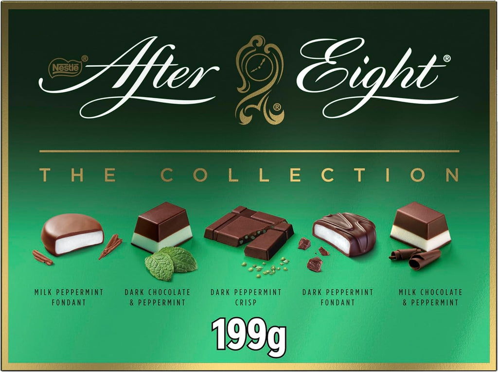 After Eight Collection Dark & Milk Peppermint Chocolate Box 199g