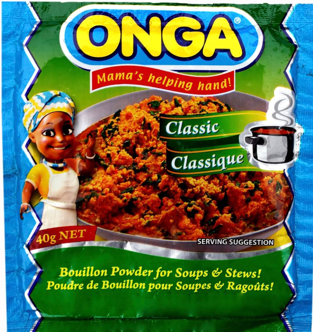 Onga Classic Seasoning. LARGE SIZE SACHET. Pack of 5. 40G EACH