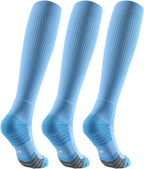 KELME Soccer Socks (1/3 pairs) Sport Cushioned Knee High Socks Athletic Softball Baseball Socks for Adult Youth