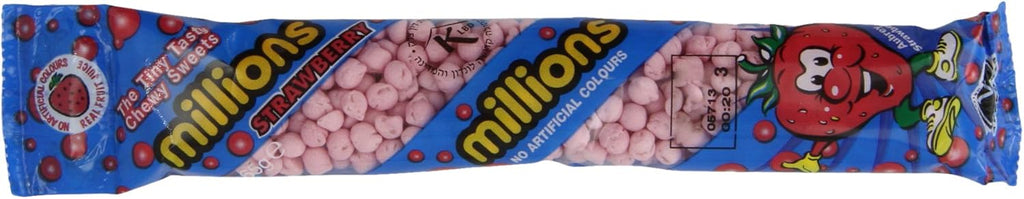 Millions Strawberry 65 G (pack Of 12)