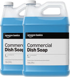 Amazon Basics Commercial Liquid Dish Soap, 1 Gallon, Pack of 2
