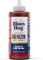Blues Hog Sweet Asian Dragon Sauce, Sweet & Tangy Asian BBQ Sauce with Teriyaki & Garlic, All-Natural, No High Fructose Corn Syrup, Made in the USA, 22 oz