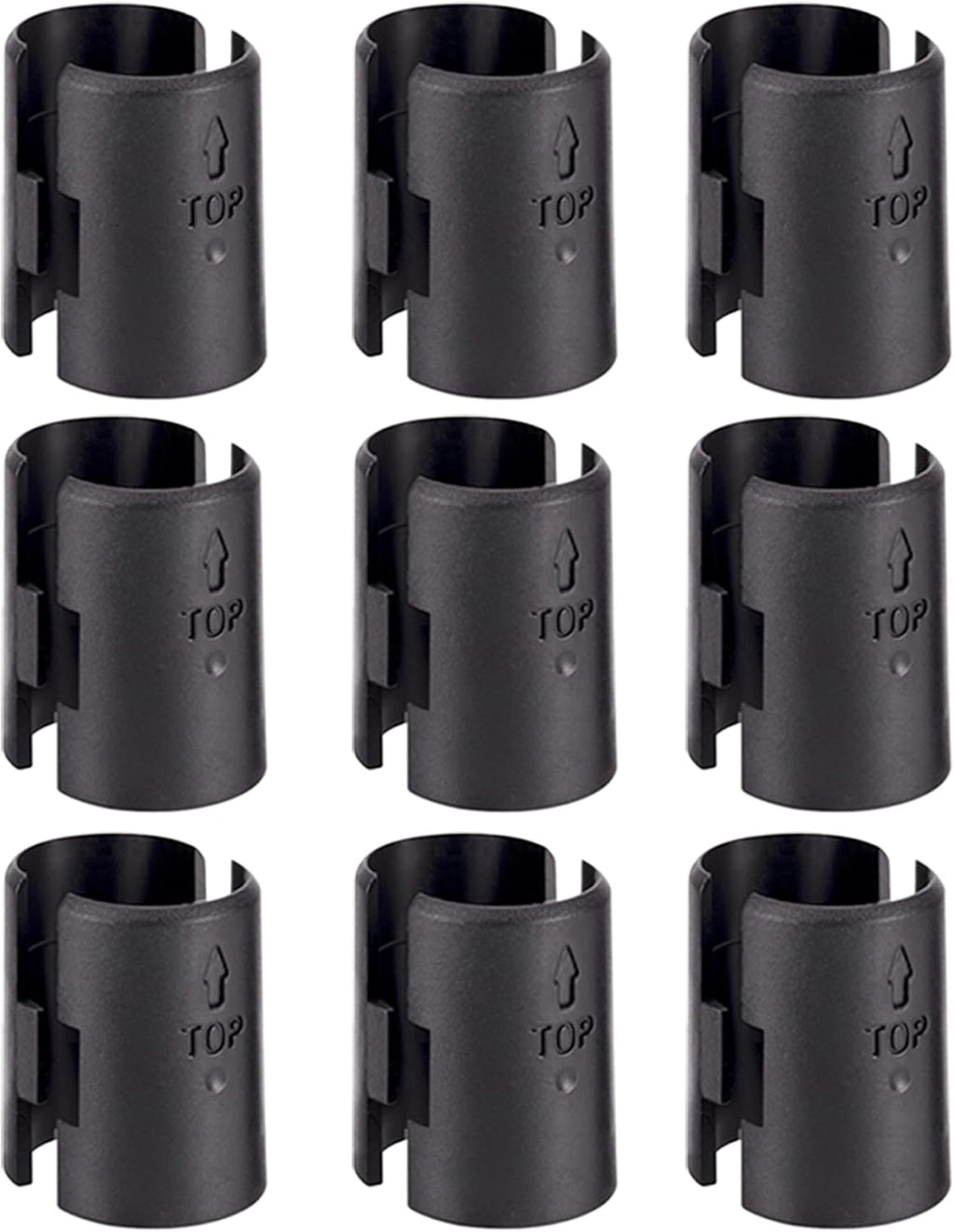 Wire Shelf Clips,18-Packs Wire Shelving Shelf Lock Clips for 1" Post- Shelving Sleeves,Fits with Thunder Group,Alera,Honey Can Do,Eagle,Regency,Metro & More